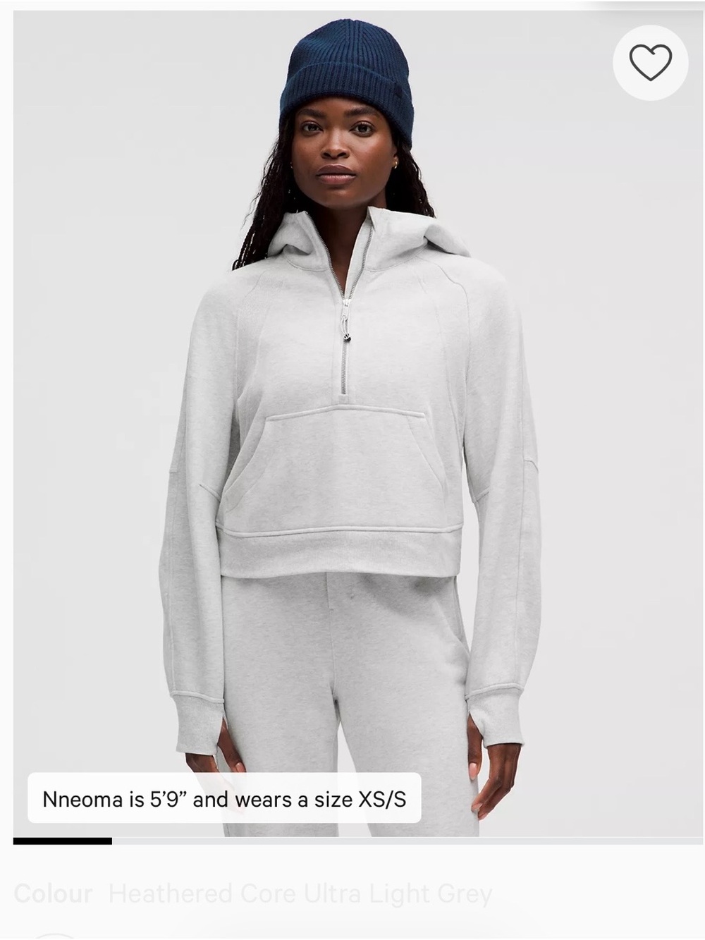 Lululemon Scuba Hoodie- small stain on jacket XS/S